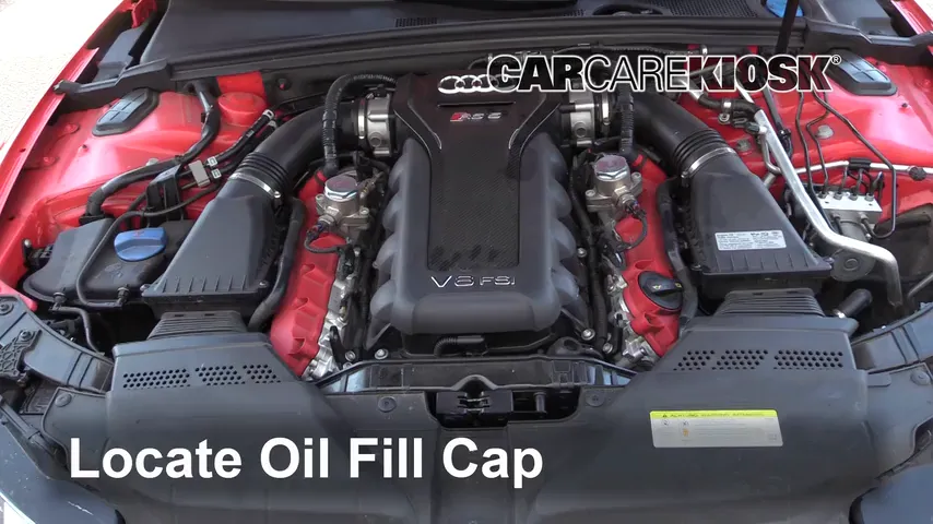 2015 Audi RS5 4.2L V8 Oil